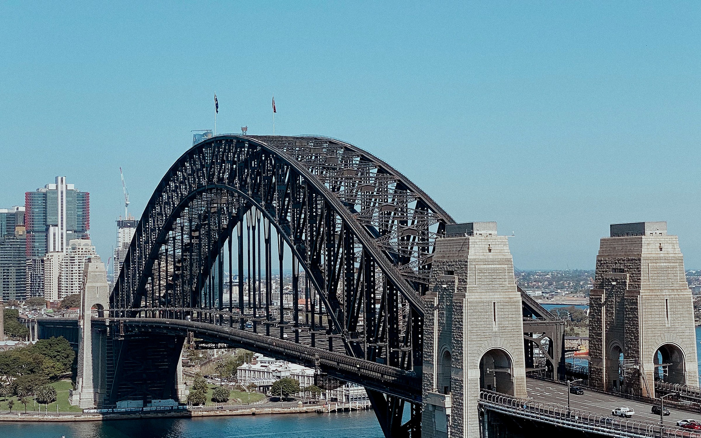 Sydney Harbour Bridge and skyline near our CBD practice